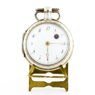 Reloj de bolsillo para caballero. Plata. lepine, verge Fuseé (catalino). Francia. Ca. 1800