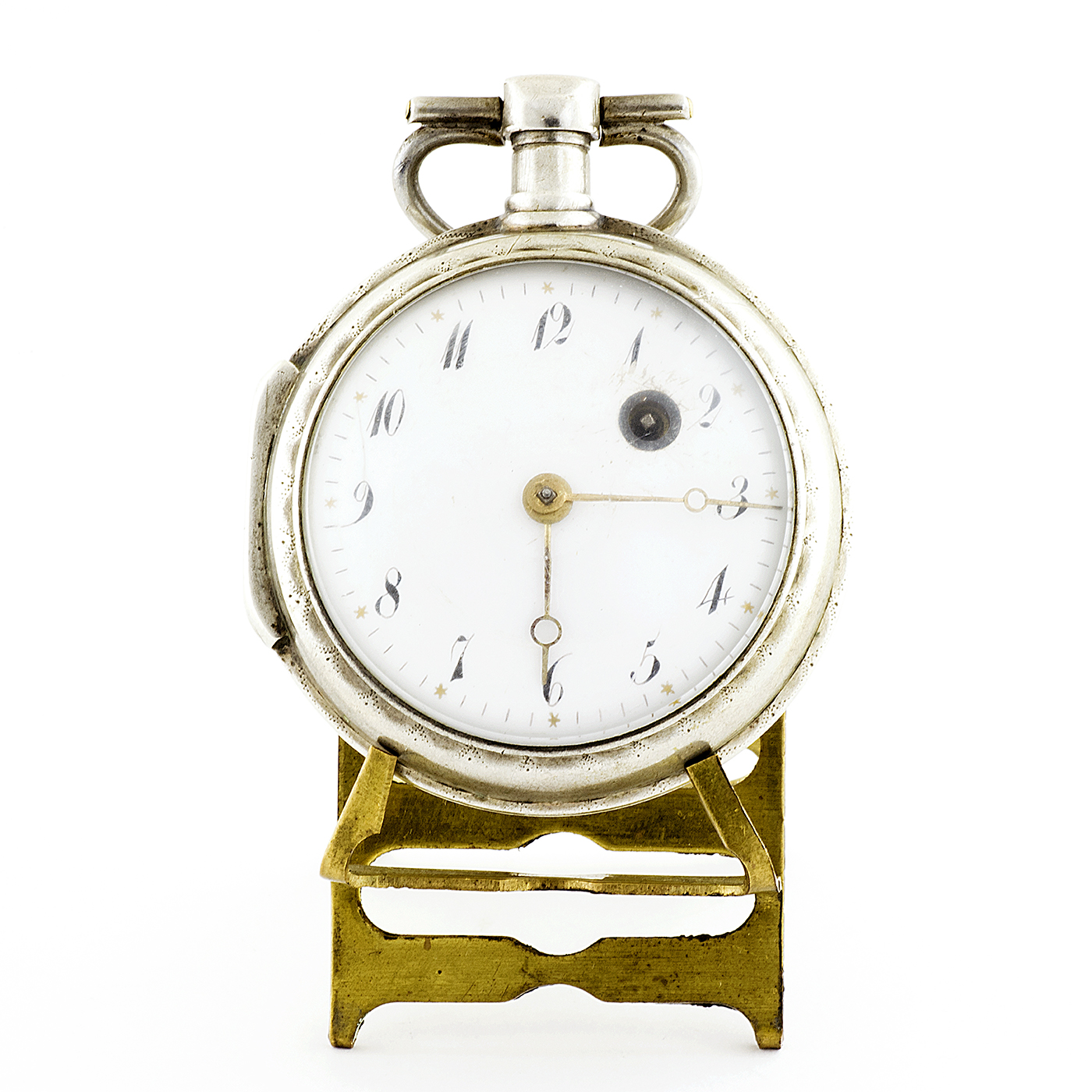 Reloj de bolsillo para caballero. Plata. lepine, verge Fuseé (catalino). Francia. Ca. 1800 Reloj de bolsillo para caballero. Plata. lepine, verge Fuseé (catalino). Francia. Ca. 1800