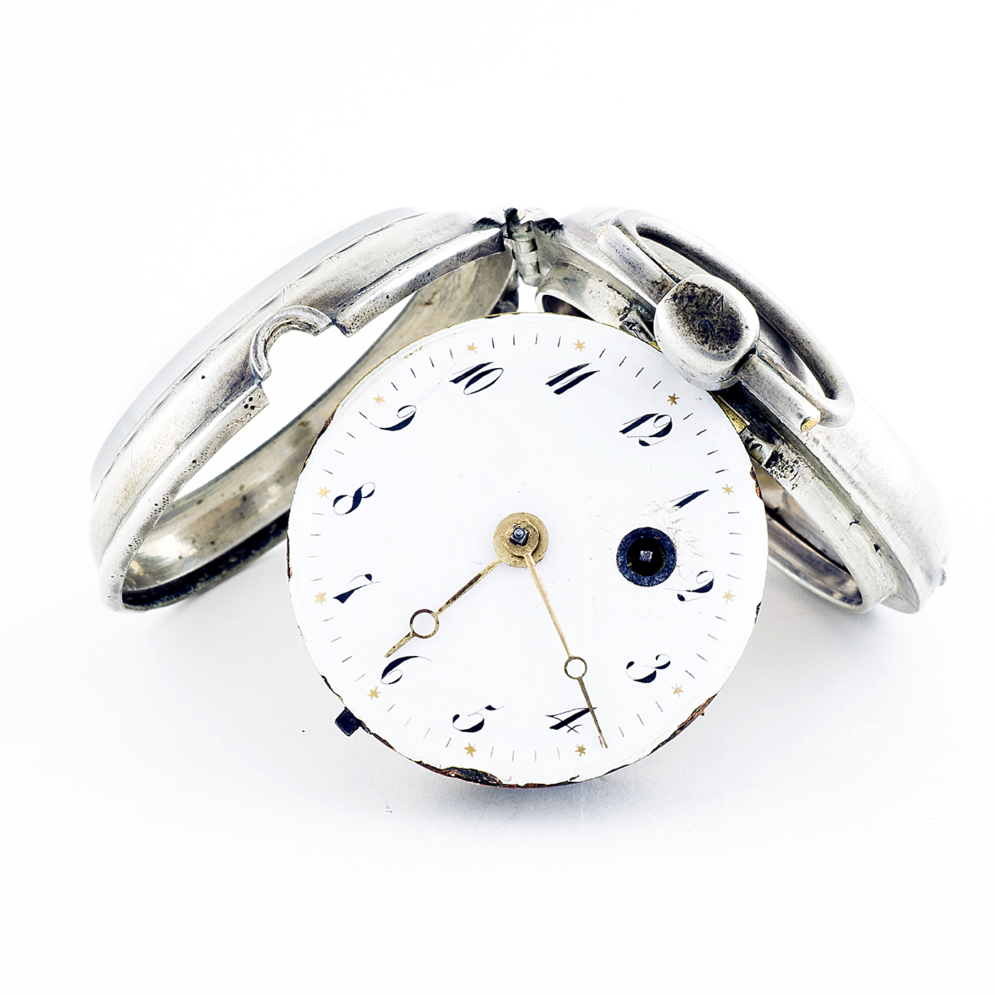 Reloj de bolsillo para caballero. Plata. lepine, verge Fuseé (catalino). Francia. Ca. 1800 Reloj de bolsillo para caballero. Plata. lepine, verge Fuseé (catalino). Francia. Ca. 1800