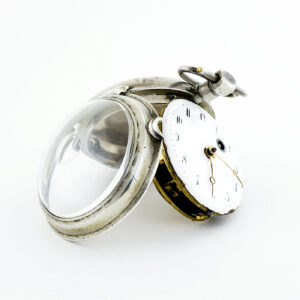 Reloj de bolsillo para caballero. Plata. lepine, verge Fuseé (catalino). Francia. Ca. 1800