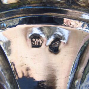 Pareja de candeleros de altar en Plata de Ley, España, siglo XVIII.