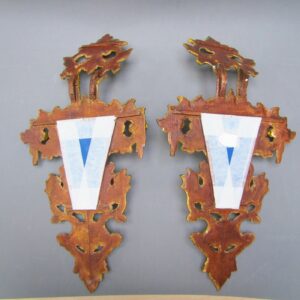Pareja de cornucopias. Escuela Española, siglo XIX.