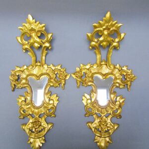 Pareja de cornucopias. Escuela Española, siglo XIX.