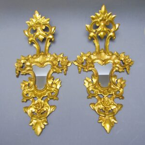 Pareja de cornucopias. Escuela Española, siglo XIX.