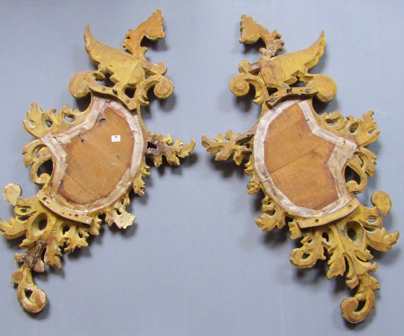 Pareja de cornucopias. España, siglo XIX. Pareja de cornucopias. España, siglo XIX.