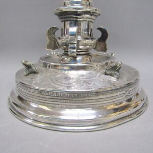 Candelero realizado en Plata de Ley. España, siglo XX.