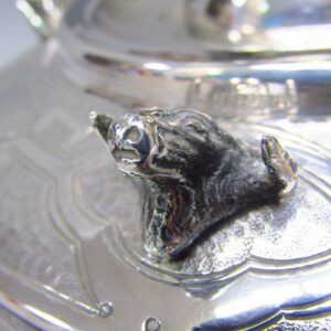 Candelero realizado en Plata de Ley. España, siglo XX.