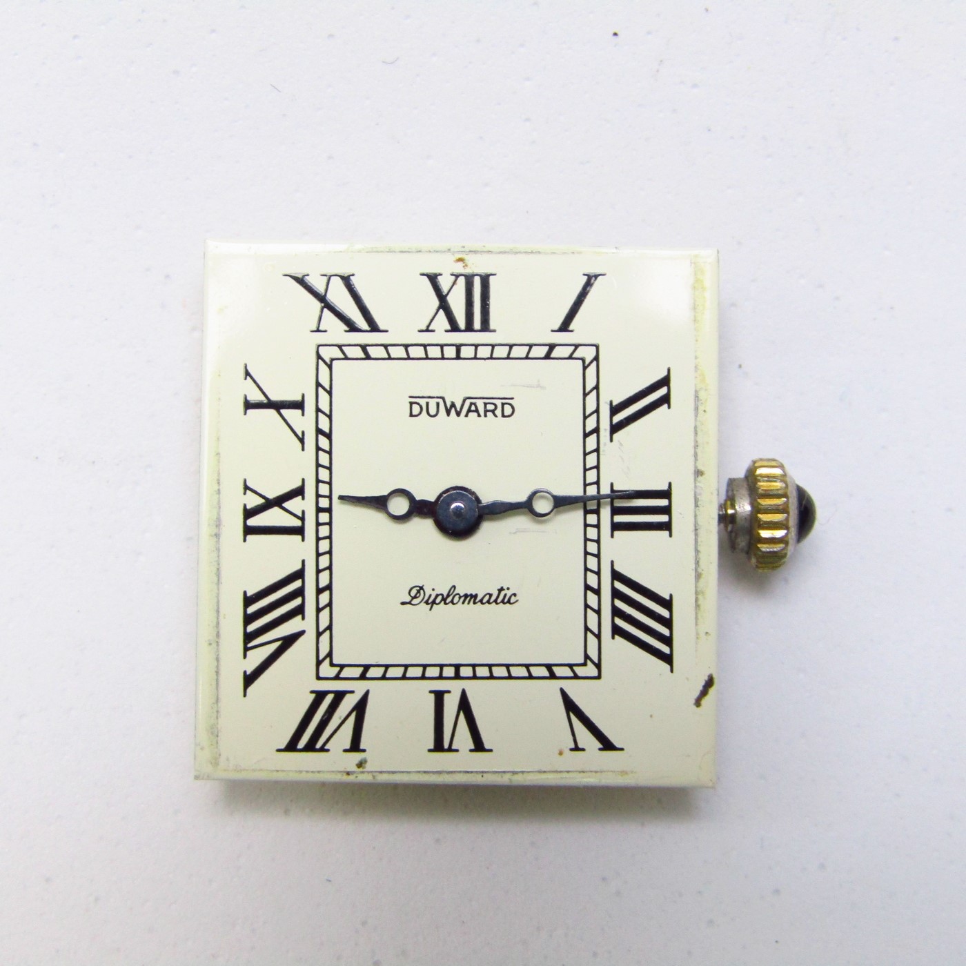 DUWARD DIPLOMATIC. Reloj de pulsera unisex. Acero. Suiza, ca. 1970. DUWARD DIPLOMATIC. Reloj de pulsera unisex. Acero. Suiza, ca. 1970.