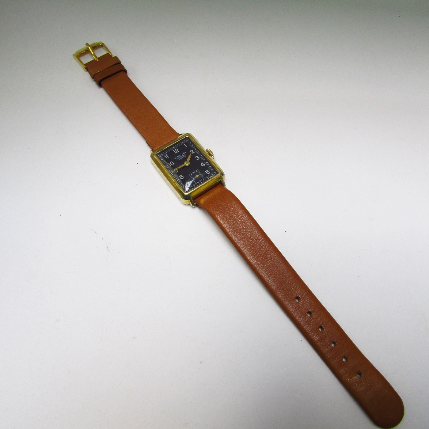 JUNGHANS SHOCKPROOF. Reloj de pulsera para caballero. Acero Inoxidable. Alemania, ca. 1940. JUNGHANS SHOCKPROOF. Reloj de pulsera para caballero. Acero Inoxidable. Alemania, ca. 1940.