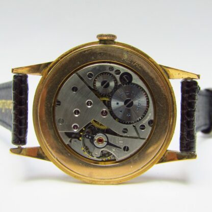 PONTIAC ***. Reloj de pulsera para caballero. Oro 18k. Suiza, ca. 1955.