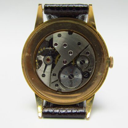PONTIAC ***. Reloj de pulsera para caballero. Oro 18k. Suiza, ca. 1955.