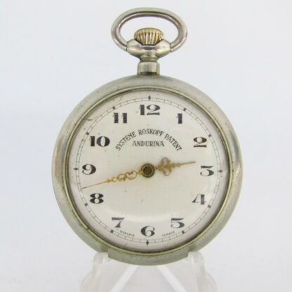ANDURINE. SYSTEME ROSKOPF. Pocket watch, lepine and remontoir. Switzerland, ca. 1950