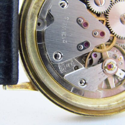 ANKER INCABLOC. Reloj de Pulsera para caballero. Oro 14k. Alemania, ca. 1960.