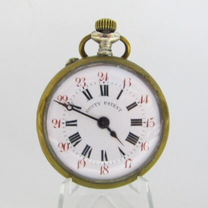 CONTY PATENT. Reloj de bolsillo para caballero, lepine y remontoir. Suiza, ca. 1900