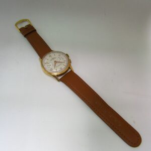 Olympic Cronographe. Reloj Cronógrafo de caballero. Oro 18k. Circa. 1950.