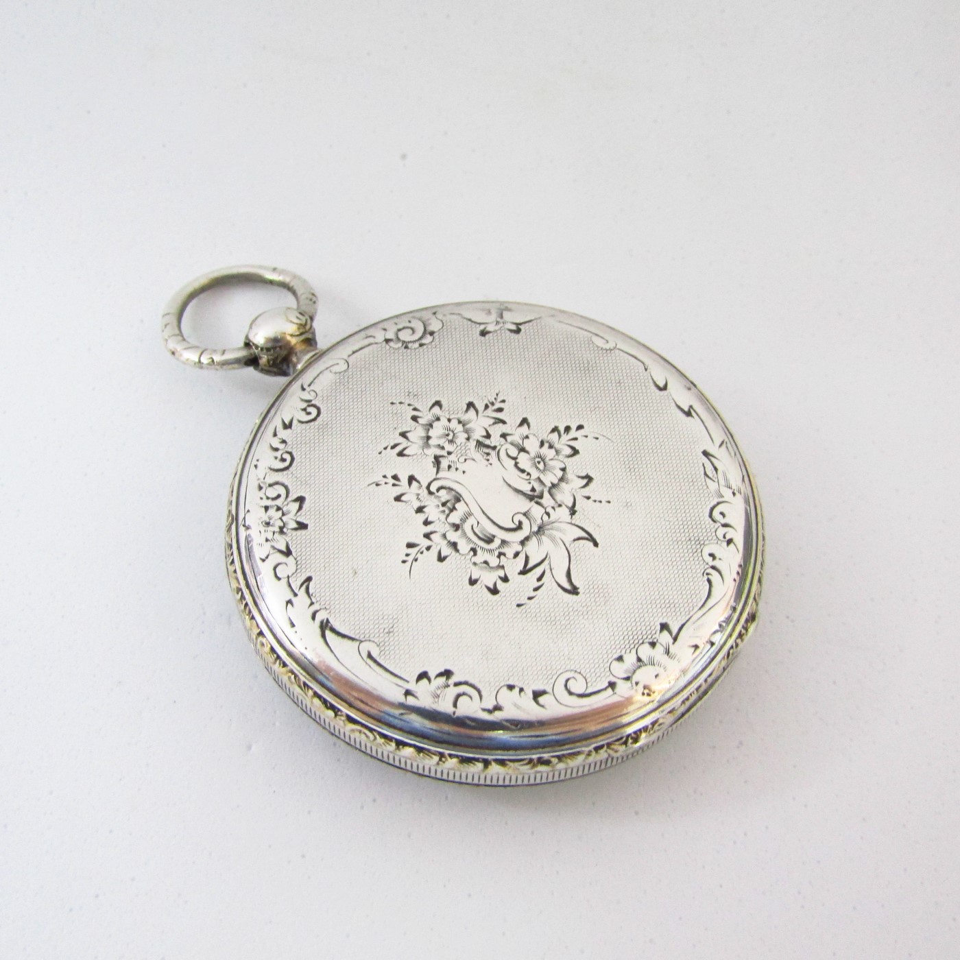 EUGENE BORNAND & Cíe., ST. CROIX. Reloj de Bolsillo lepine, doble uso horario. Plata. Ca. 1850. EUGENE BORNAND & Cíe., ST. CROIX. Reloj de Bolsillo lepine, doble uso horario. Plata. Ca. 1850.