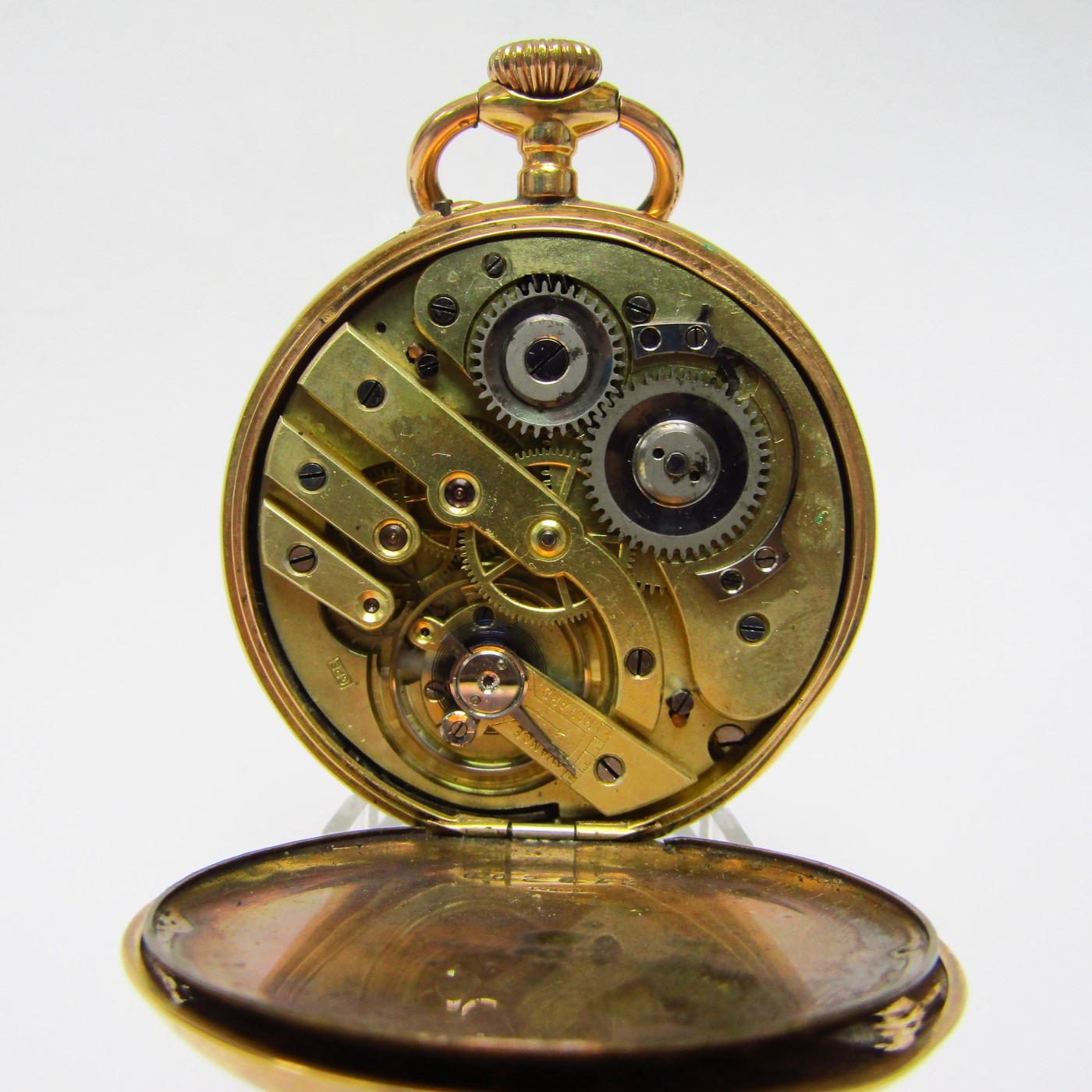 Jules and Georges Perret (GPE). Reloj de bolsillo saboneta. Oro 18k. Suiza, ca. 1904. Jules and Georges Perret (GPE). Reloj de bolsillo saboneta. Oro 18k. Suiza, ca. 1904.