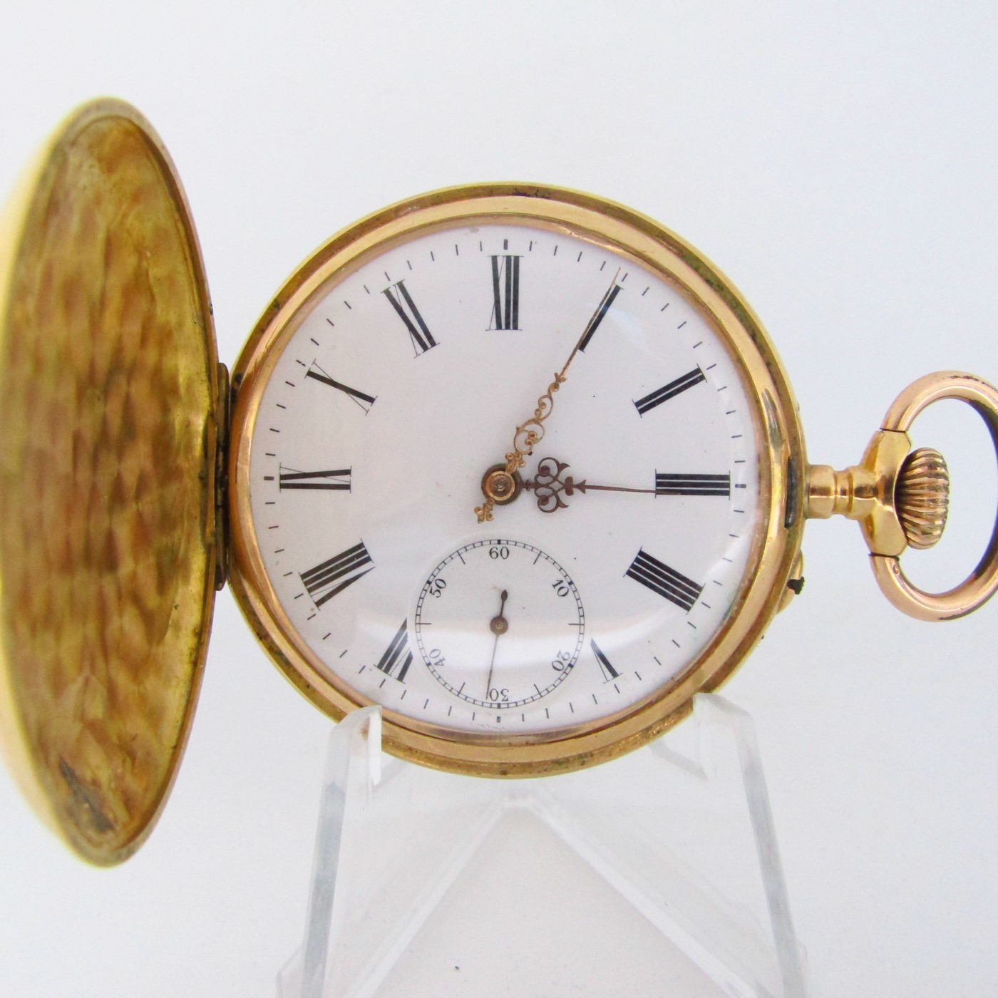 Jules and Georges Perret (GPE). Reloj de bolsillo saboneta. Oro 18k. Suiza, ca. 1904. Jules and Georges Perret (GPE). Reloj de bolsillo saboneta. Oro 18k. Suiza, ca. 1904.