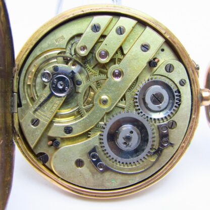 Jules and Georges Perret (GPE). Sabotage pocket watch. 18k gold. Switzerland, ca. 1904.