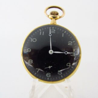 LANCO. Lepine pocket watch and remontoir. 18k gold. Switzerland, ca. 1940.