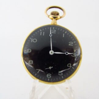 LANCO. Reloj de Bolsillo Lepine y remontoir. Oro 18k. Suiza, ca. 1940.