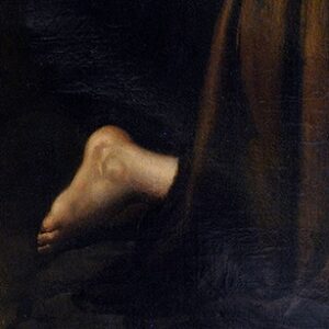 JOSÉ Mª RODRÍGUEZ DE LOSADA. (1826-1896). Óleo sobre lienzo. “Magdalena”