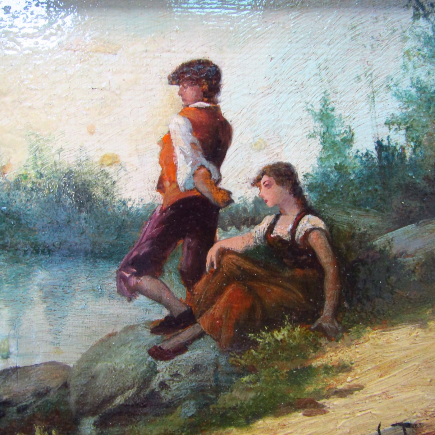 JOSÉ Mª TAMBURINI Y DALMAU. (1856 -1932). Óleo sobre tabla. JOSÉ Mª TAMBURINI Y DALMAU. (1856 -1932). Óleo sobre tabla.