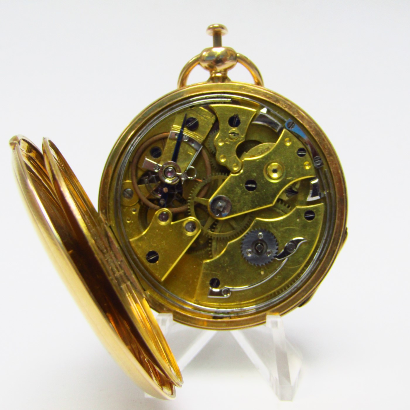 FRERES MELLY. Reloj de Bolsillo, Lepine, Repetición de Horas y cuartos. Oro 18k. Suiza, ca. 1850. FRERES MELLY. Reloj de Bolsillo, Lepine, Repetición de Horas y cuartos. Oro 18k. Suiza, ca. 1850.