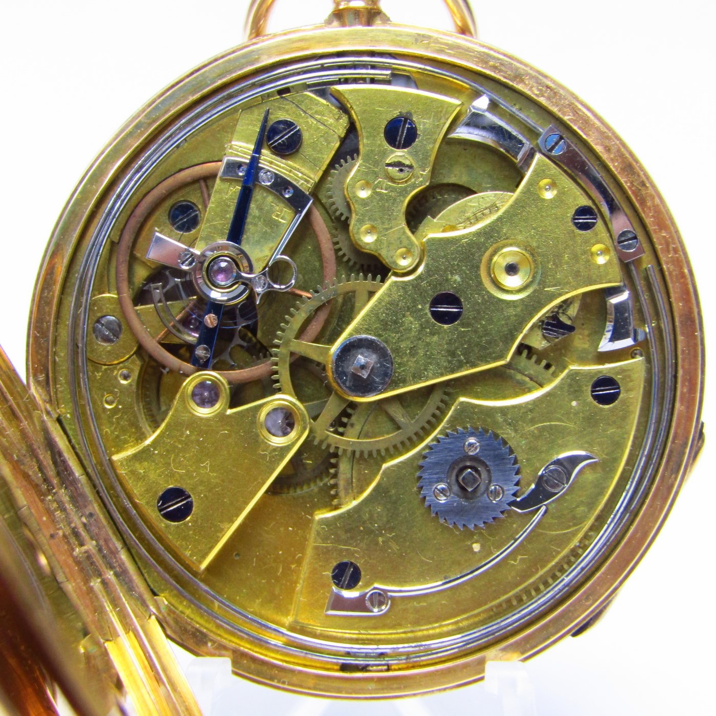 FRERES MELLY. Reloj de Bolsillo, Lepine, Repetición de Horas y cuartos. Oro 18k. Suiza, ca. 1850. FRERES MELLY. Reloj de Bolsillo, Lepine, Repetición de Horas y cuartos. Oro 18k. Suiza, ca. 1850.