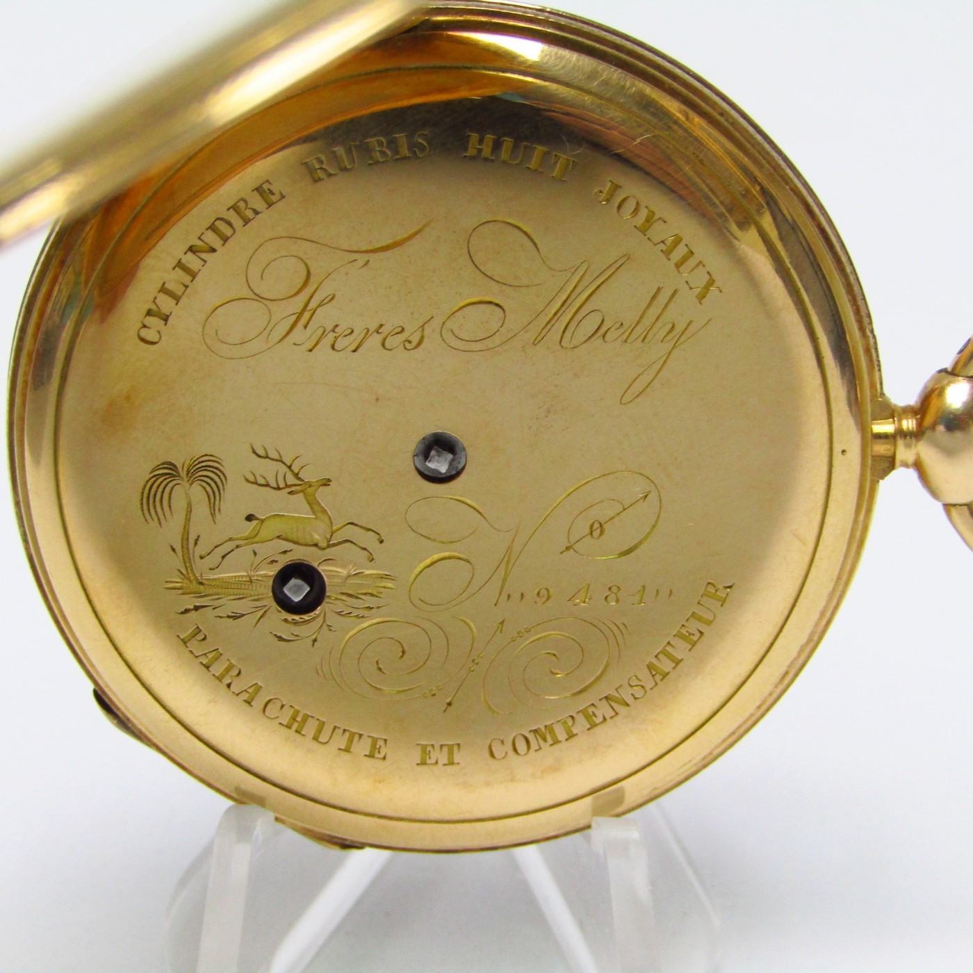 FRERES MELLY. Reloj de Bolsillo, Lepine, Repetición de Horas y cuartos. Oro 18k. Suiza, ca. 1850. FRERES MELLY. Reloj de Bolsillo, Lepine, Repetición de Horas y cuartos. Oro 18k. Suiza, ca. 1850.