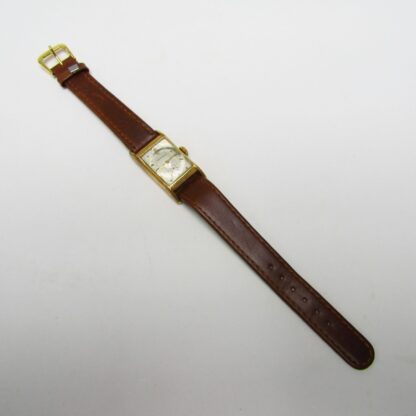 Longines. Men's wristwatch. Ca. 1947 14k gold.