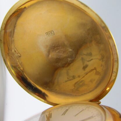 LONGUEVUE. Repeating Hours and Quarters Chronograph Watch. Saboneta and remontoir. 18k gold. Switzerland, ca. 1900