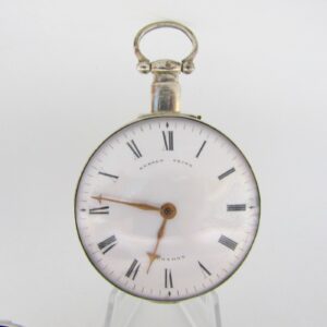 GEORGE PRIOR. Reloj de Bolsillo. Plata. Londres. Circa, 1790.