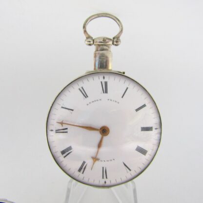 GEORGE PRIOR. Reloj de Bolsillo. Plata. Londres. Circa, 1790.