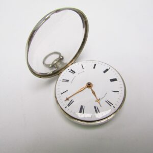 GEORGE PRIOR. Reloj de Bolsillo. Plata. Londres. Circa, 1790.