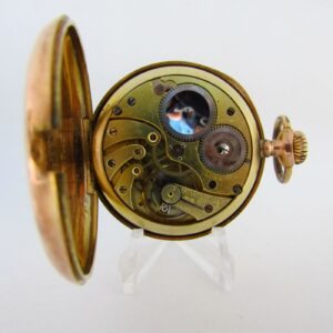 LONGINES. Reloj de bolsillo lepine y remontoir. Oro 18k. Suiza, año 1901.