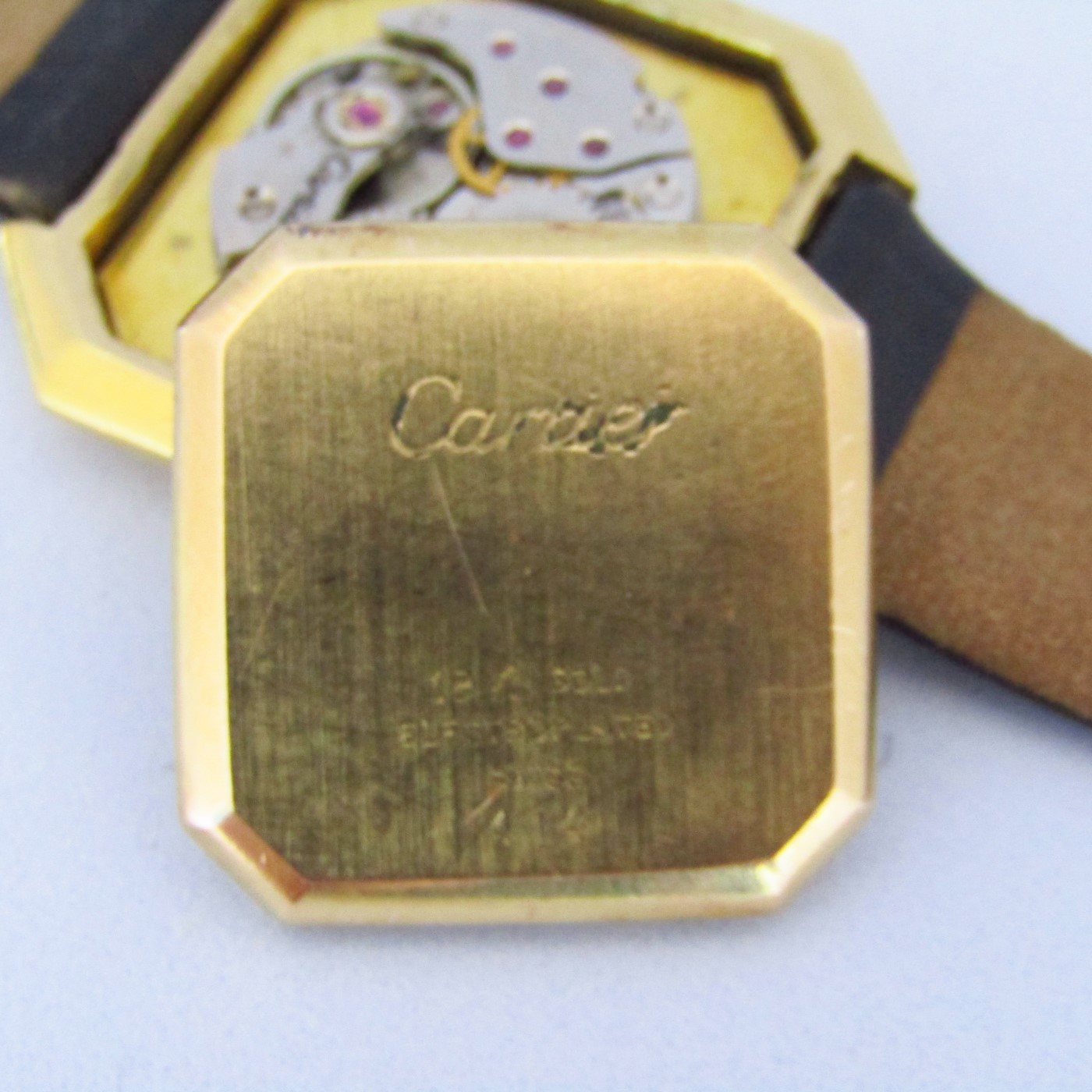 Must de Cartier Octogonal. Reloj de pulsera unisex. Oro 18k. Must de Cartier Octogonal. Reloj de pulsera unisex. Oro 18k.