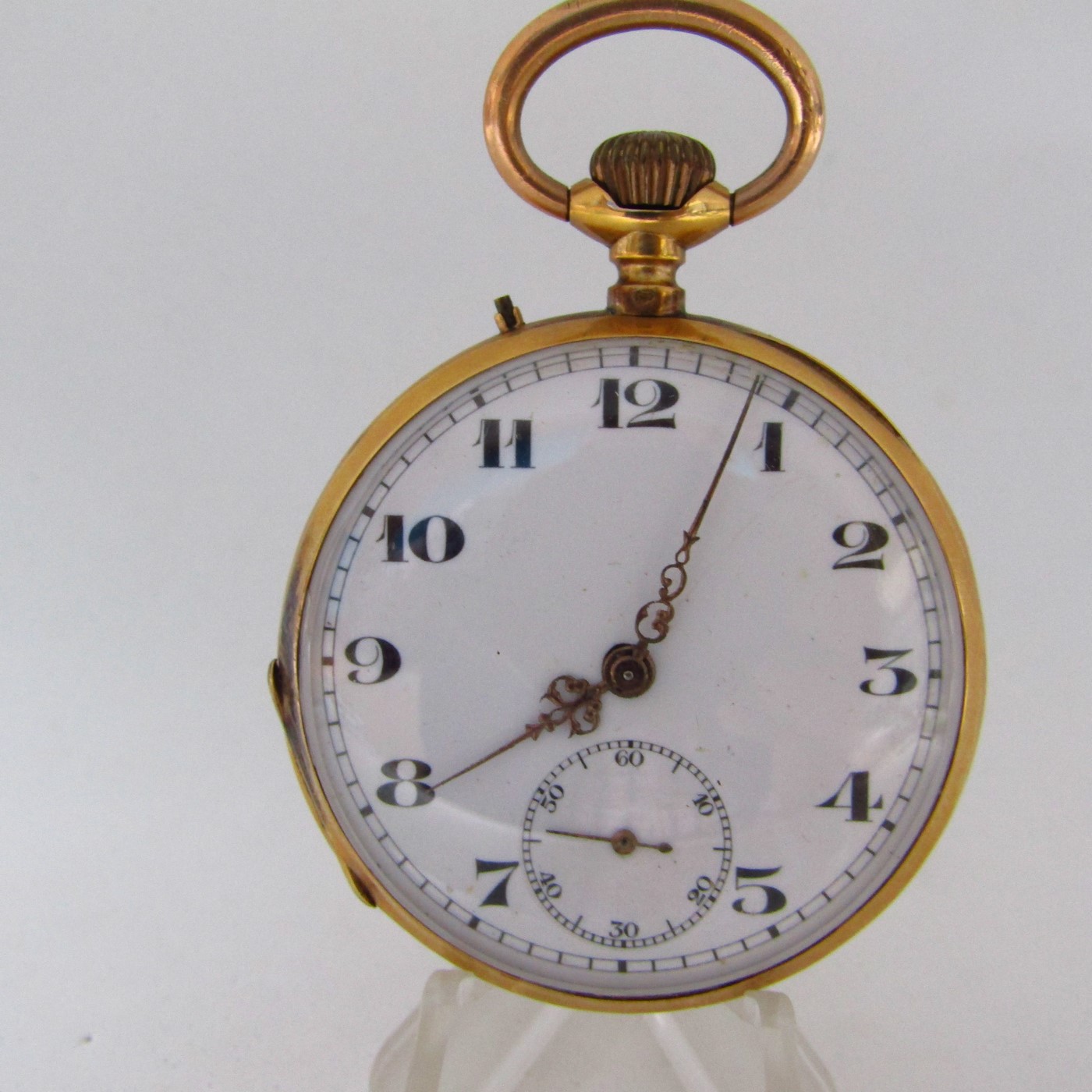 Reloj Francés de Bolsillo, Lepine y Remontoir. Ca. 1890. Oro 18k. Reloj Francés de Bolsillo, Lepine y Remontoir. Ca. 1890. Oro 18k.
