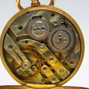 Reloj Francés de Bolsillo, Lepine y Remontoir. Ca. 1890. Oro 18k.