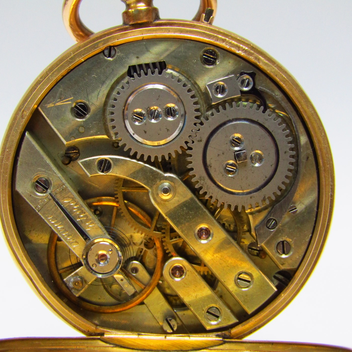 Reloj Francés de Bolsillo, Lepine y Remontoir. Ca. 1890. Oro 18k. Reloj Francés de Bolsillo, Lepine y Remontoir. Ca. 1890. Oro 18k.