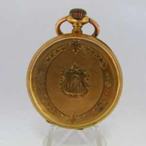 Reloj Francés de Bolsillo, Lepine y Remontoir. Ca. 1890. Oro 18k.