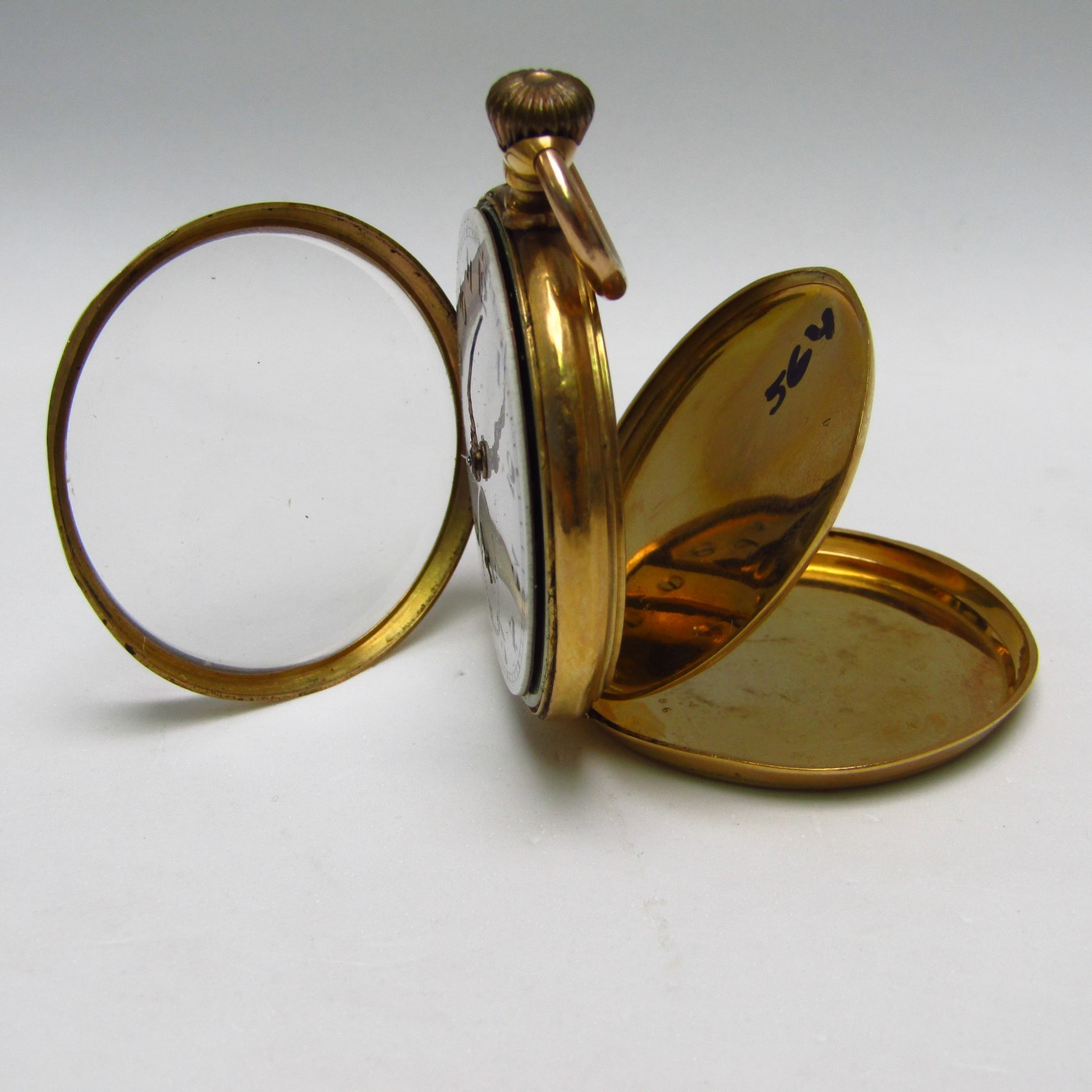 Reloj Francés de Bolsillo, Lepine y Remontoir. Ca. 1890. Oro 18k. Reloj Francés de Bolsillo, Lepine y Remontoir. Ca. 1890. Oro 18k.