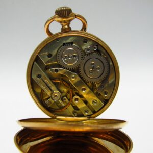 Reloj Francés de Bolsillo, Lepine y Remontoir. Ca. 1890. Oro 18k.