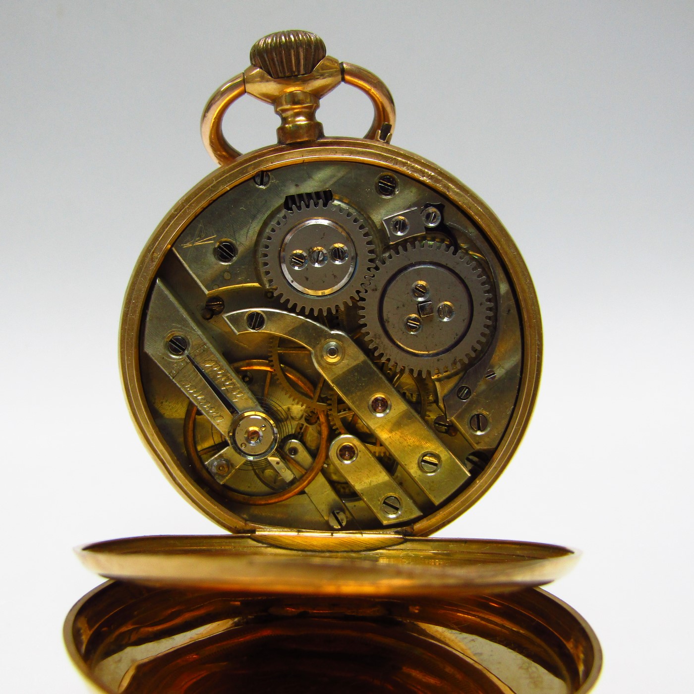 Reloj Francés de Bolsillo, Lepine y Remontoir. Ca. 1890. Oro 18k. Reloj Francés de Bolsillo, Lepine y Remontoir. Ca. 1890. Oro 18k.