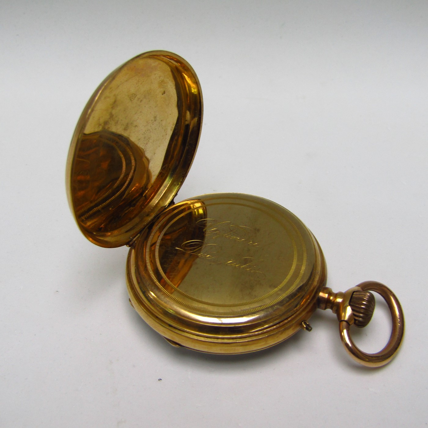 Reloj Francés de Bolsillo, Lepine y Remontoir. Ca. 1890. Oro 18k. Reloj Francés de Bolsillo, Lepine y Remontoir. Ca. 1890. Oro 18k.