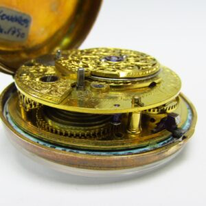 SAVORY FARRAND (Londres, 1790). Reloj de Bolsillo Lepine, Verge Fusee (Catalino).