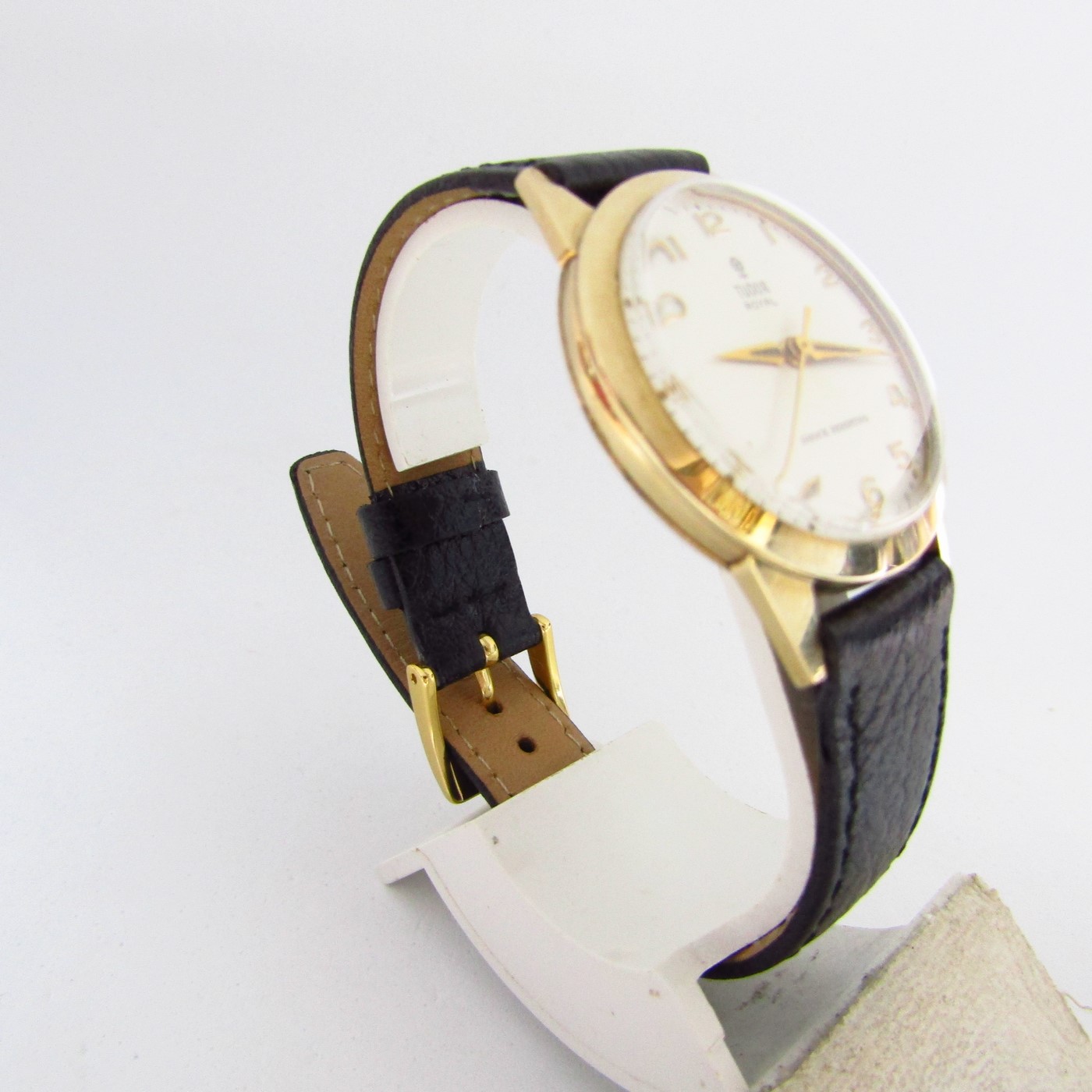 TUDOR by ROLEX. Reloj de pulsera para caballero. Oro 9k. Suiza, ca. 1950. TUDOR by ROLEX. Reloj de pulsera para caballero. Oro 9k. Suiza, ca. 1950.