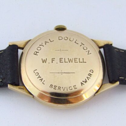 TUDOR by ROLEX. Men's wristwatch. 9k gold. Switzerland, ca. 1950.