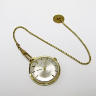 ANKER. Pocket Watch-Hang, lepine and remontoir. 14k gold. Switzerland, ca. 1970.