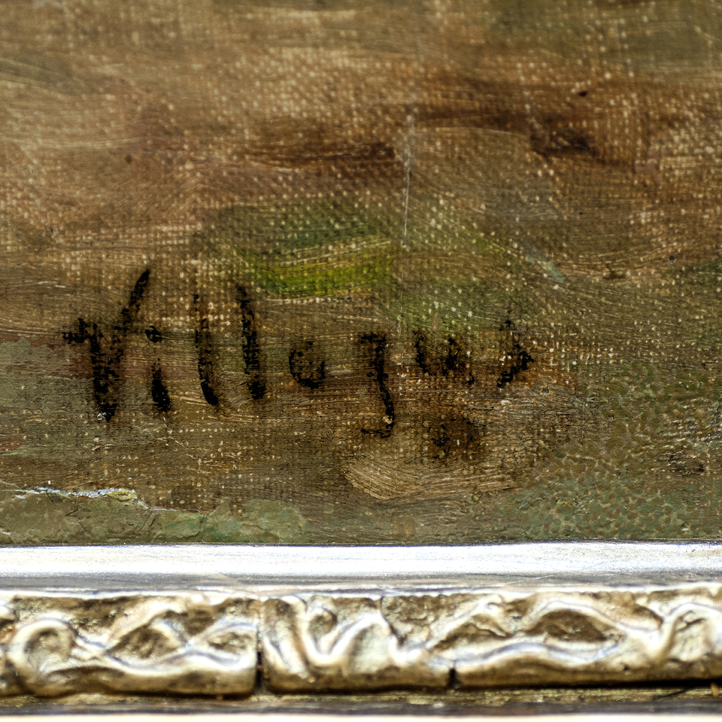 Escuela Española Siglo XIX. Óleo sobre lienzo. "Un disgutito de enamorados" Escuela Española Siglo XIX. Óleo sobre lienzo. "Un disgutito de enamorados"
